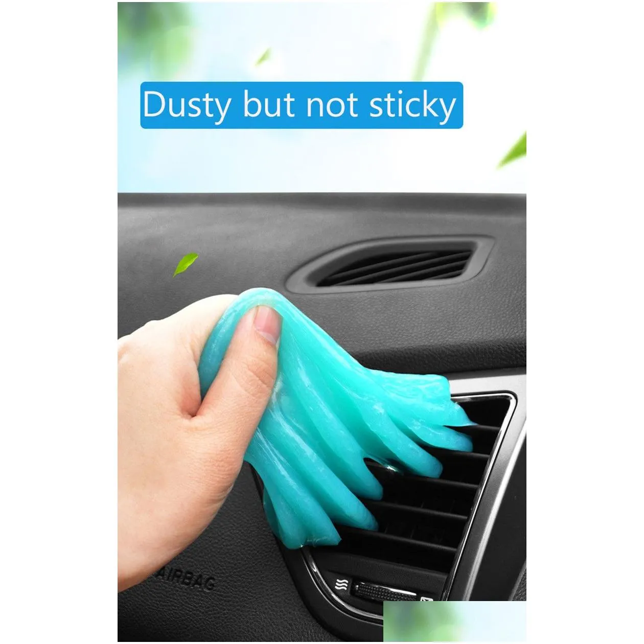 super auto car cleaning pad glue powder magic cleaner dust remover gel home computer keyboard clean tool clean7097080