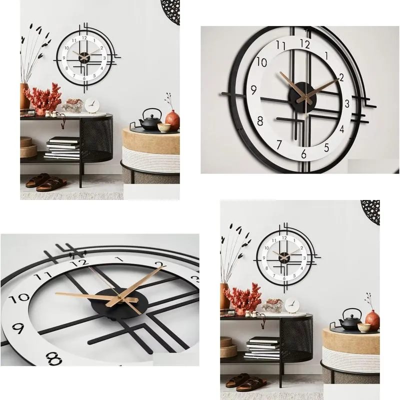 Wall Clocks Large Wall Clock Unique Clocks For Modern Numbers Livingroom Drop Delivery Home Garden Home Decor Clocks Otgsc