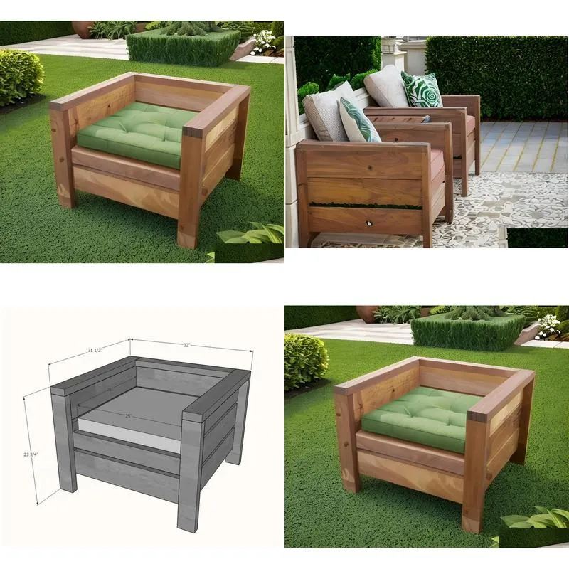 Garden Sets Outdoor Chair Plans Wood Furniture Diy Drop Delivery Home Garden Furniture Outdoor Furniture Ott03