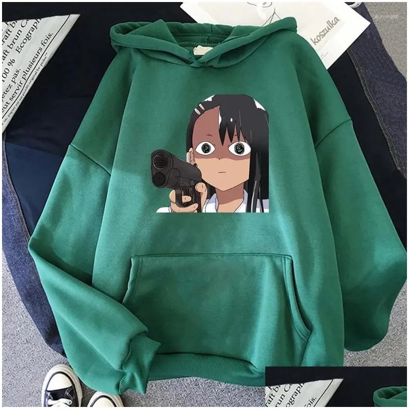 women`s hoodies est don`t toy with me miss nagatoro hoodie graphic for men sportswear cosplay anime clothes women purple sweatshirts