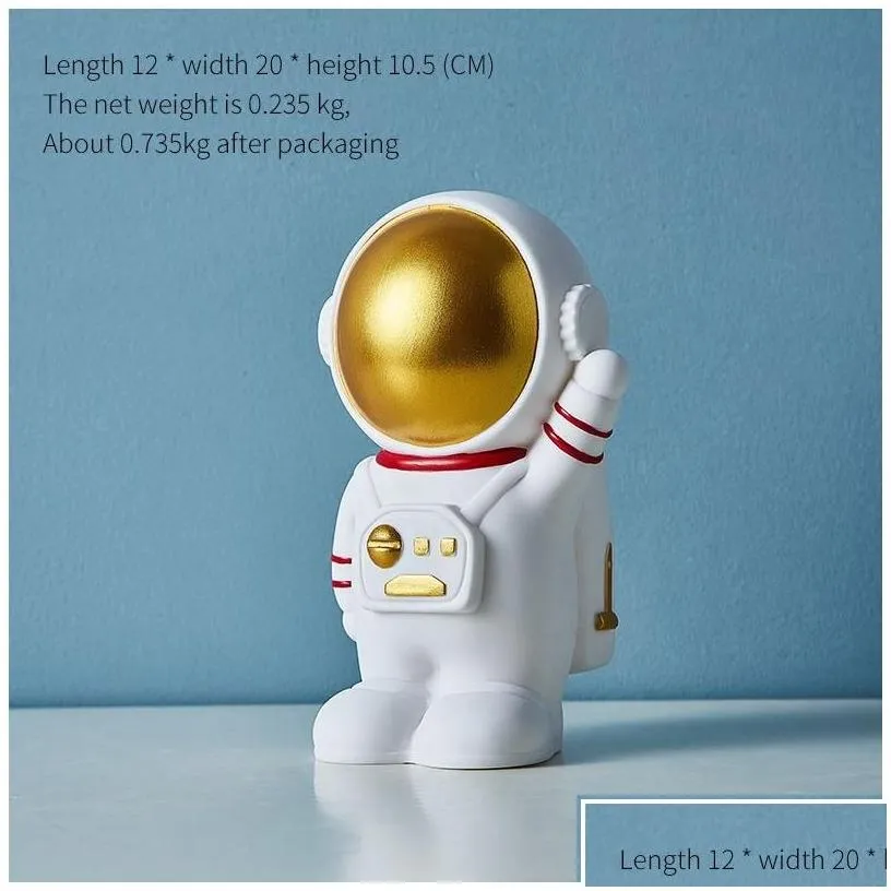 novelty items astronaut large children toy gift home decor money box savings for coins piggy bank notes coin boxes z0123 drop delive
