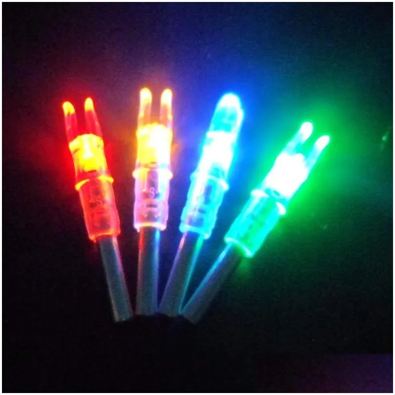 Accessories 1Pc Archery X/S/Gt Led Lighted Nocks Bowstring Activated For Compound Bow Recurve Arrow Id 5.M 6.2Mm 6.M Drop Delivery Spo Dhkuj