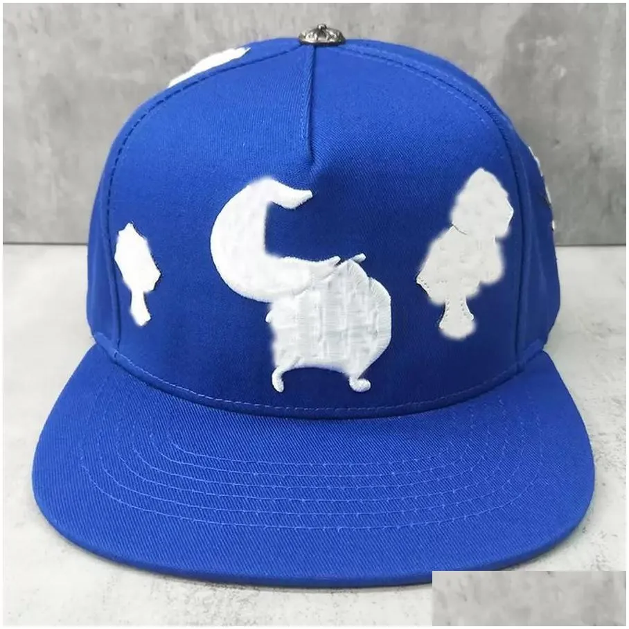 cross flower designer caps baseball mens snapbacks blue black chrome women ball fashion letter pattern hats high quality ch cap hearts