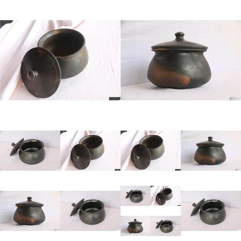 Cookware Parts Unglazed Pot/Clay Cookware Drop Delivery Home Garden Kitchen, Dining Bar Cookware Otnig