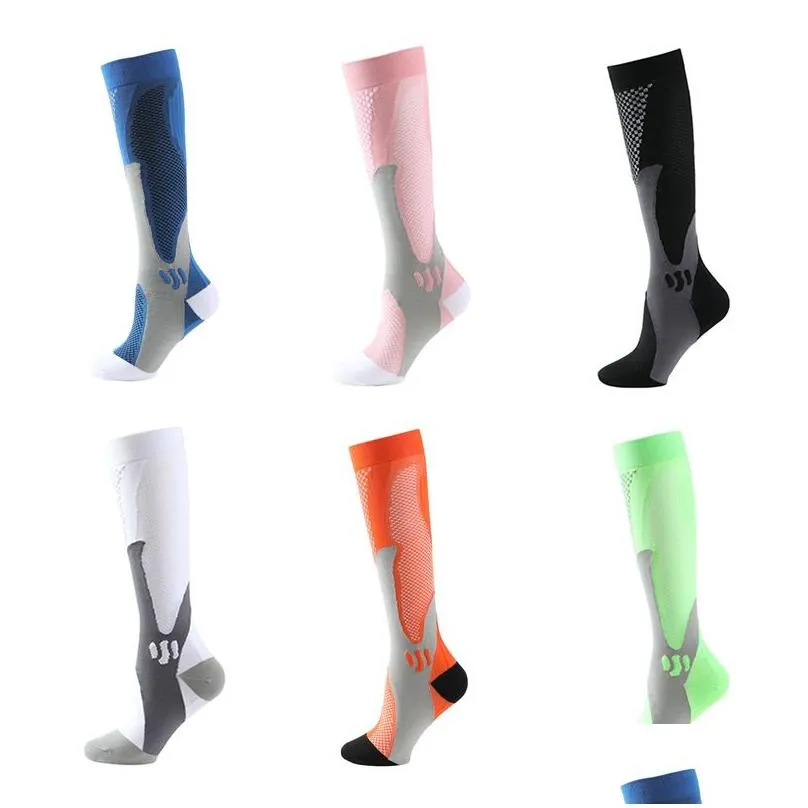 running men women compression socks football basketball sports socks varicose veins socks nylon medical nursing stockings outdoor cycling fitness training