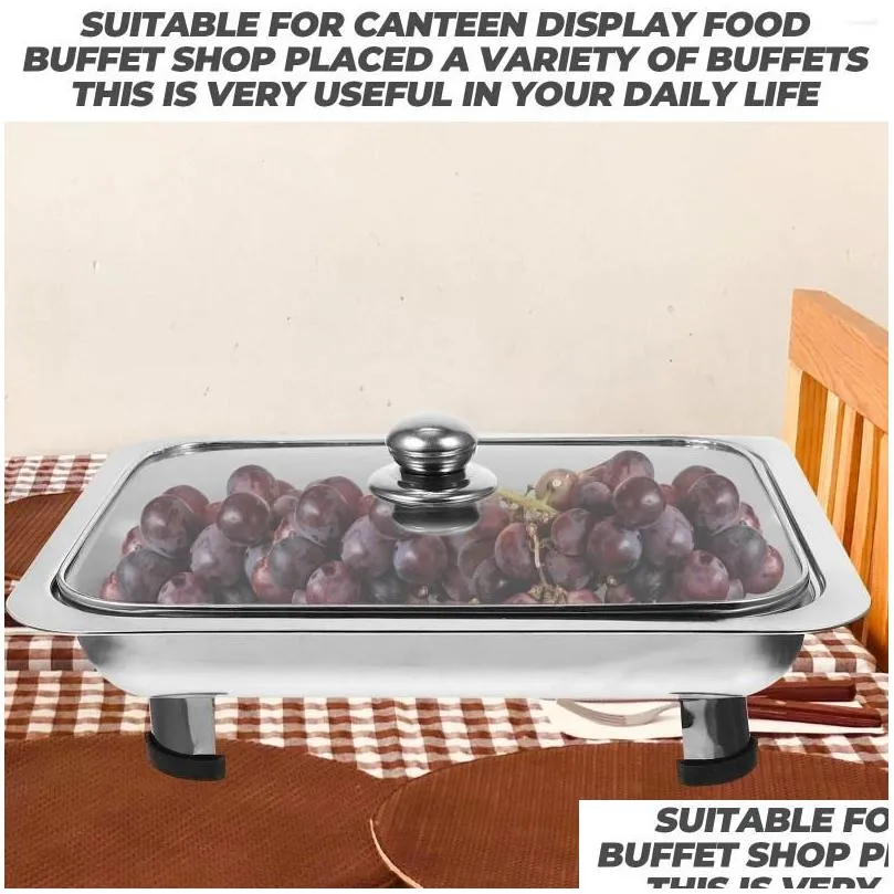 dinnerware sets pot steel buffet banquet warming trays snack dish stainless serving holder for