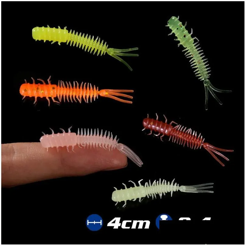 silicone worm soft fishing lure 4cm 04g artificial rubber earthworm baits flexible lures pesca jig trout jig soft bait 220818