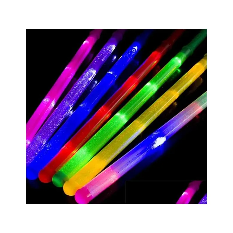 party decoration 48cm 30pcs glow stick led rave concert lights accessories neon sticks toys in the dark cheer jl0629