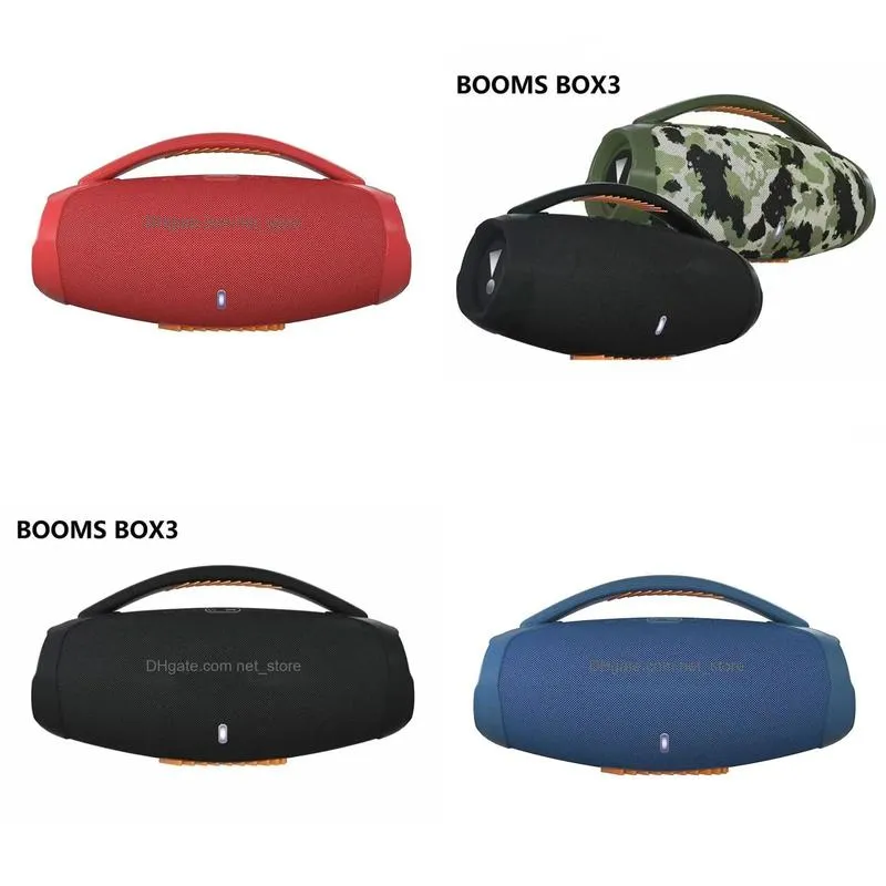 speaker booms box 3 high power 40w subwoofer soundbar portable 360 stereo surround tws bluetooth speaker