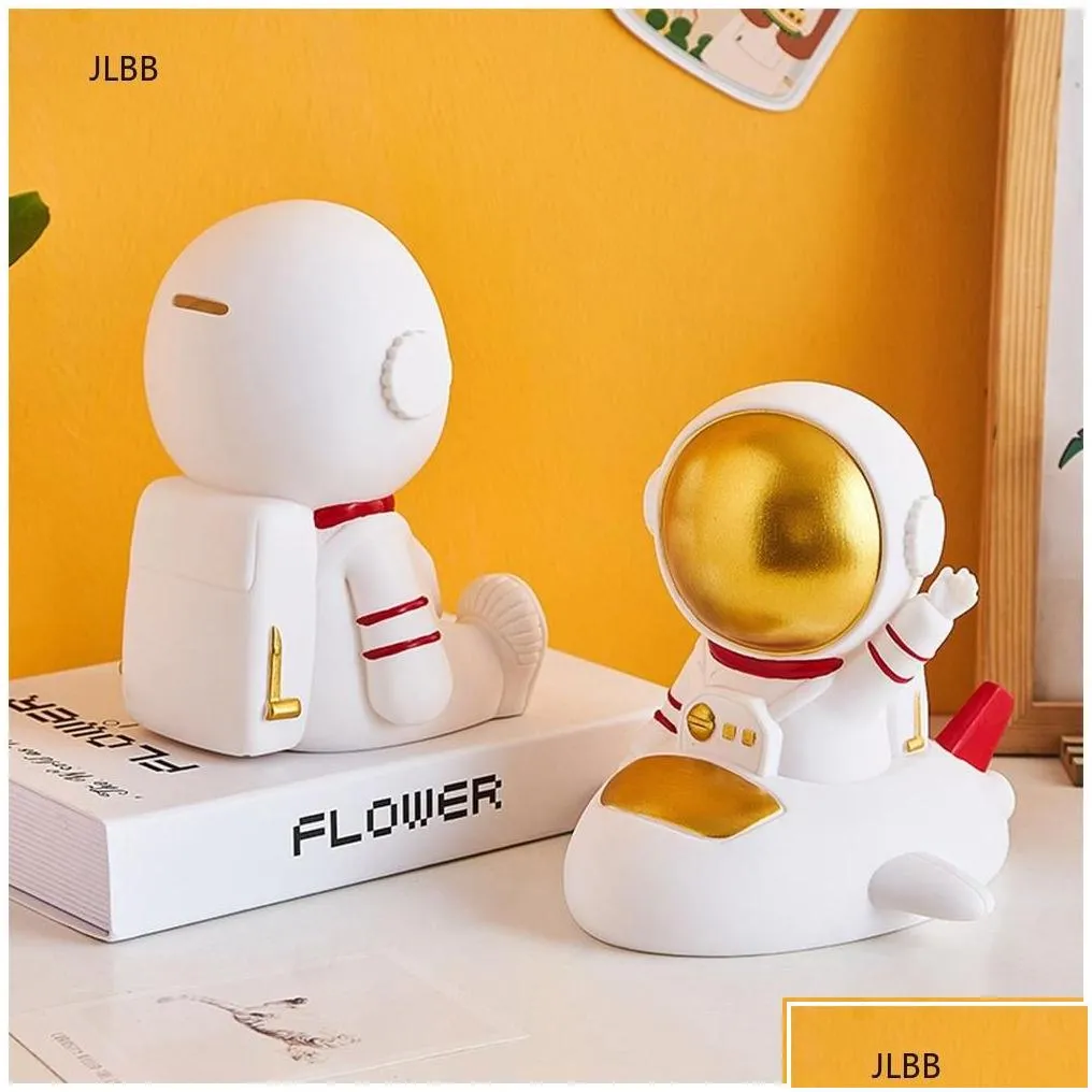 novelty items astronaut large children toy gift home decor money box savings for coins piggy bank notes coin boxes z0123 drop delive