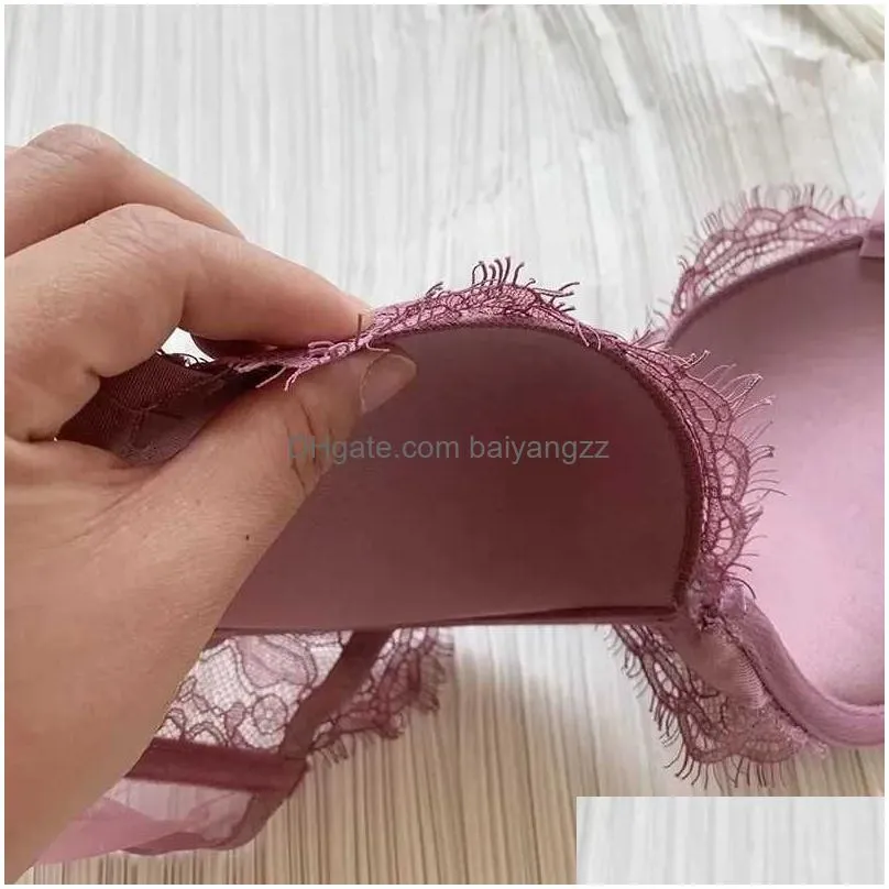 sexy lingerie comfort women set push up bra  lingerie set female 2 piece brand underwear vetement femmel231121