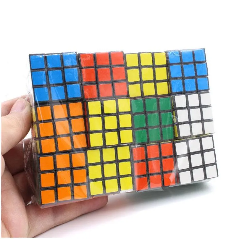 Magic Cubes 3Cm Mini Size Mosaic Puzzle Cube Magic Fidget Toy Mosaics Cubes Play Puzzles Games Kids Intelligence Learning Educational Dhtty