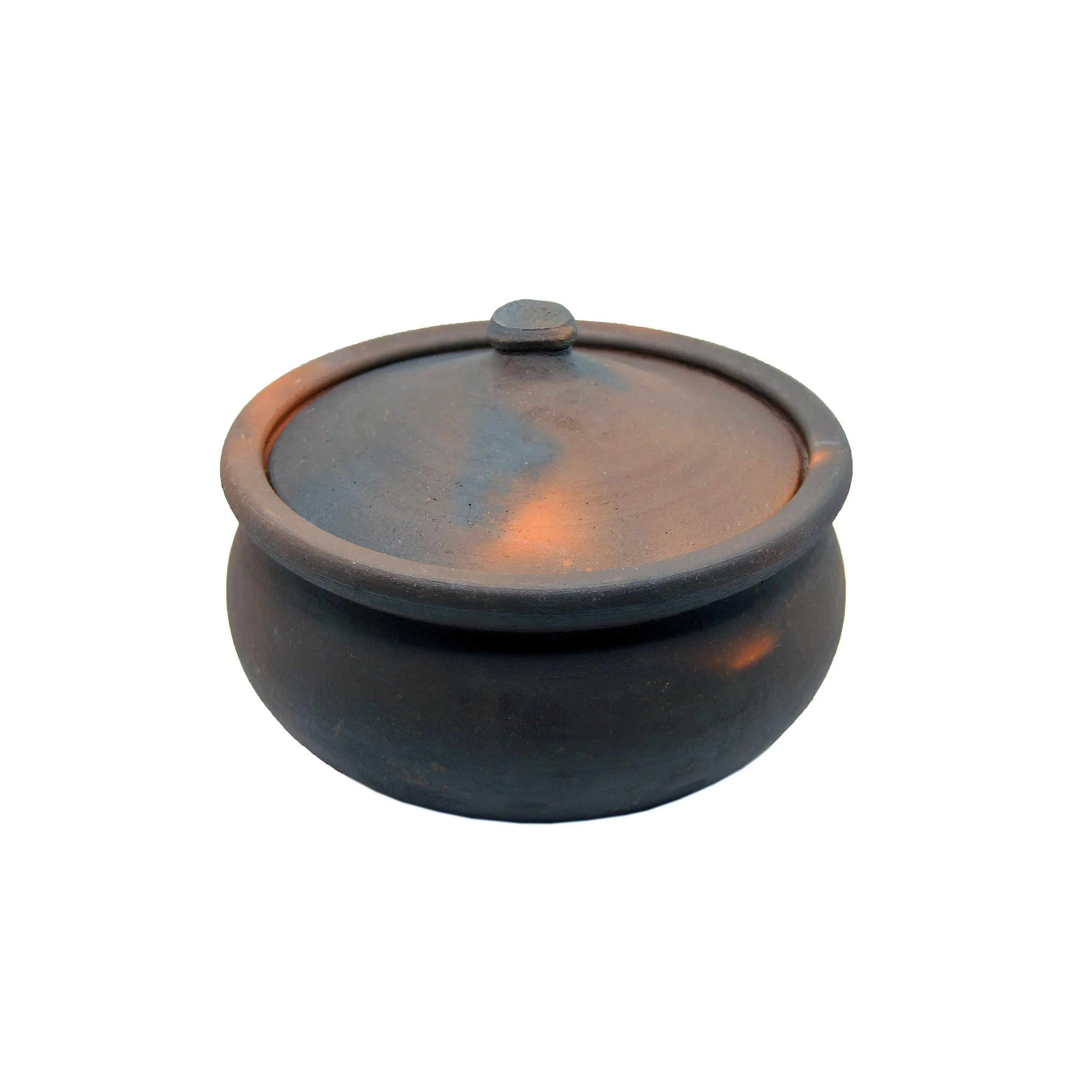 Cookware Parts High Wind Flamed Dark Primitive Cooking Pot - Pre Seasoned Made From Fire Clay Suitable For Stove Top And Open Drop Del Otylh