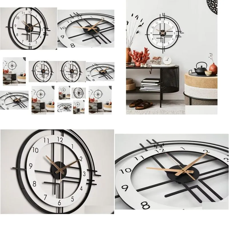 Wall Clocks Large Wall Clock Unique Clocks For Modern Numbers Livingroom Drop Delivery Home Garden Home Decor Clocks Otgsc