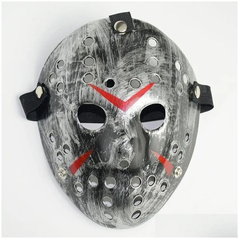 Party Masks 6 Style Fl Face Masquerade Masks Jason Cosplay Skl Mask Vs Friday Horror Hockey Halloween Costume Scary Fy2931 Bb1202 Drop Dhsbu