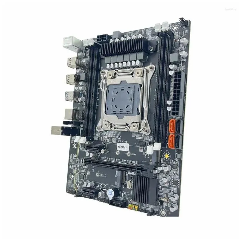 motherboards keyiyou lga 2011-3 x99 v205 kit xeon 2650 v4 cpu processor ddr4 64gb 2133mhz ecc reg ram support sata 3.0 nvme m.2 pcie