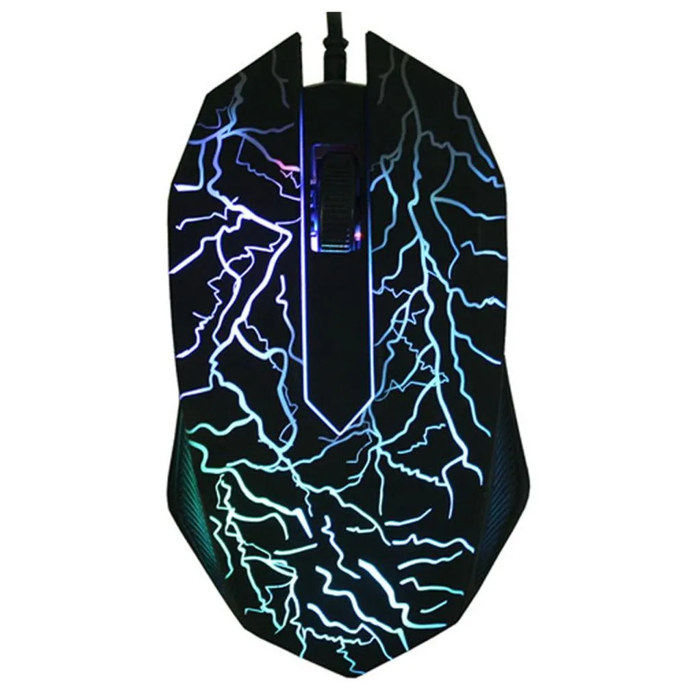 zk20 colorful led computer gaming mouse professional ultra-precise for dota 2 lol gamer mouse ergonomic 2400 dpi usb wired mouse