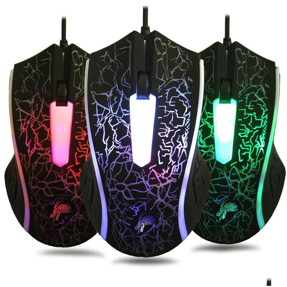 zk20 colorful led computer gaming mouse professional ultra-precise for dota 2 lol gamer mouse ergonomic 2400 dpi usb wired mouse