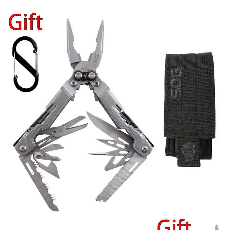 Pliers Sog Pp1001 Mini Mti Function Tool Folding Outdoor Cam Edc Equipment 230609 Drop Delivery Dhox7