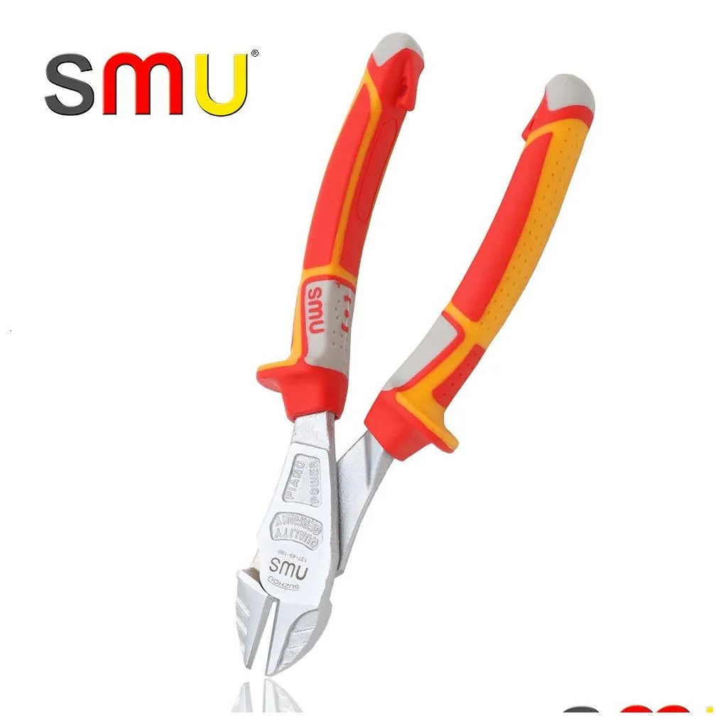 Pliers Smu Cutting Nose Professional Electrician Hardware Hand Tools 230606 Drop Delivery Dhuei