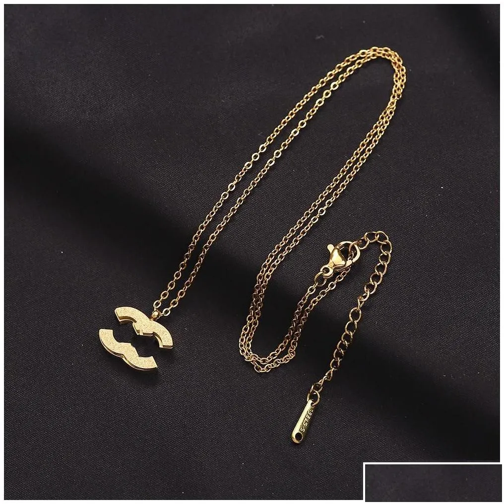 pendant necklaces designer love necklace 18k gold plated exquisite design high en jewelry long chain 925 sier luxury spring gift dro