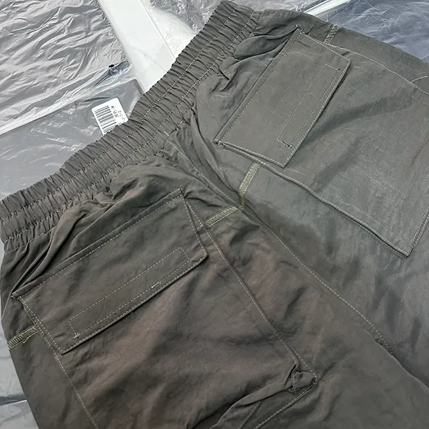 Summer Men's Shorts Casual Jogging Pants Solid Color Drawstring Loose