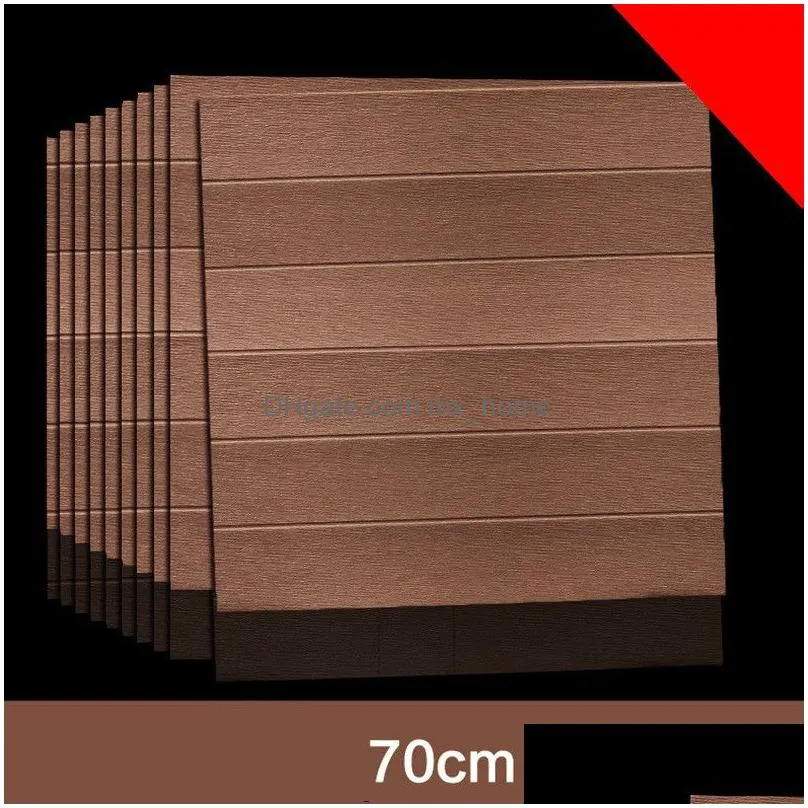 3d peel and stick wall panels for interior wall decor self-adhesive foam wall tiles wood for tv background