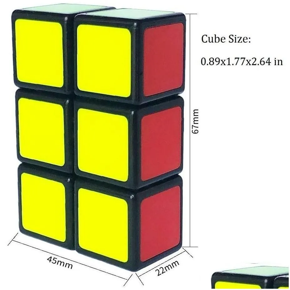 magic cubes magic cubes 1x2x3 cube toys bright black base toy speed puzzle intelligent game drop delivery toys gifts puzzles games