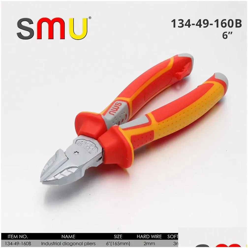 Pliers Smu Cutting Nose Professional Electrician Hardware Hand Tools 230606 Drop Delivery Dhuei