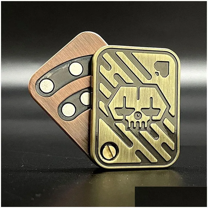 decompression toy poker fidget slider magnetic stainless steel antistress metal edc hand for autism adhd juguetes antiestrs ansiedad