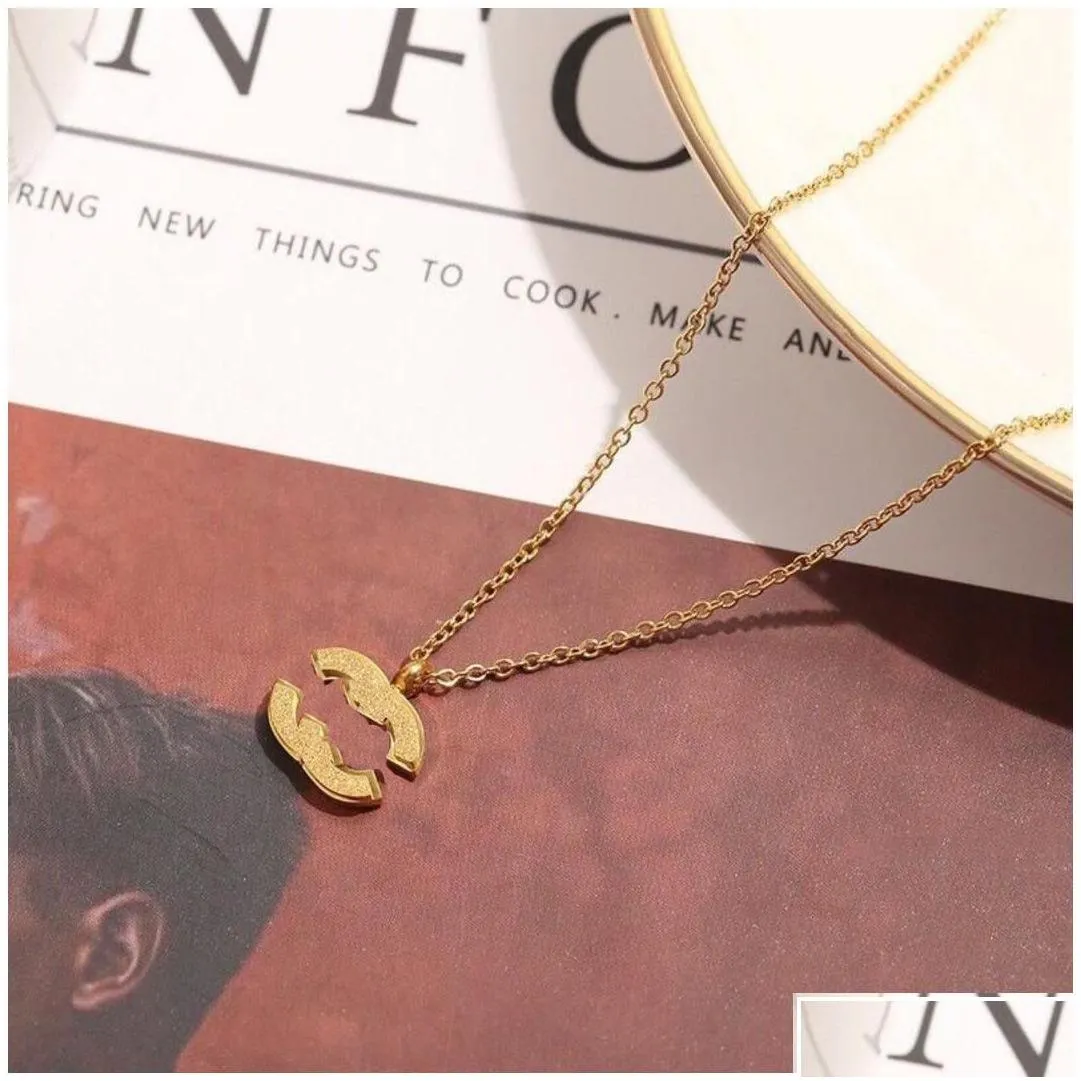 pendant necklaces designer love necklace 18k gold plated exquisite design high en jewelry long chain 925 sier luxury spring gift dro