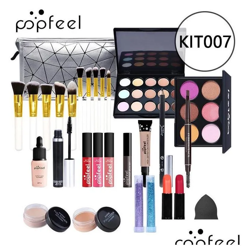 makeup sets popfeel set fl beginner make up collection all in one girls light cosmetics kit drop delivery health beauty dhnzc