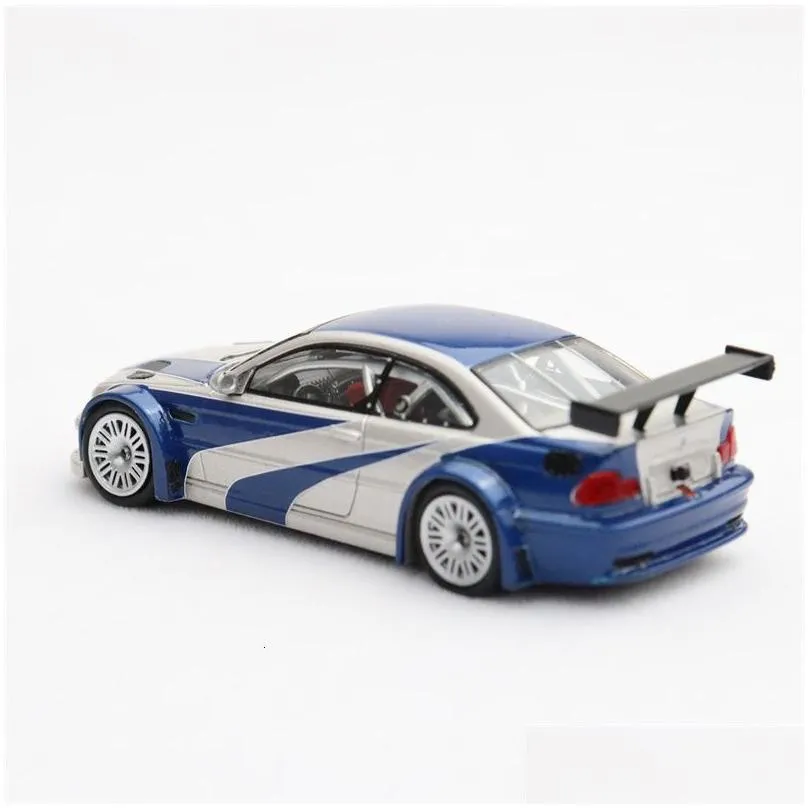 diecast model gp in stock 1 64 m3 gtr e game protagonist alloy diorama car collection miniature carros toys 230821