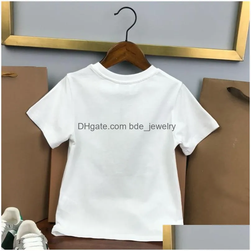 b designer t-shirts for kids girl boy pure cotton shirts children luxury summer tees baby summer outwears clothes children short sleeve kalekids