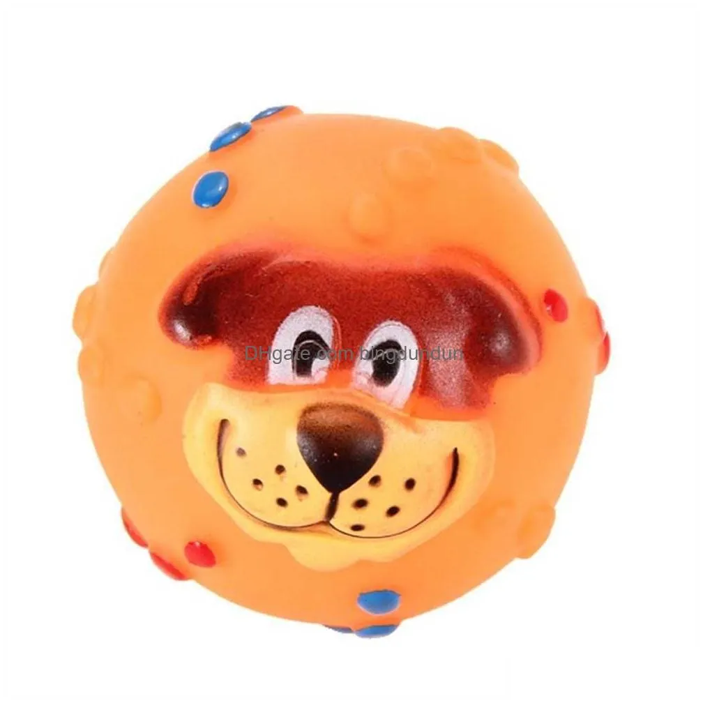 Dog Toys & Chews New No Harm To Teeth Rubber Chew Toy Sturdy And Resistant Biting Flexibility Squeaky Toys Molars Cleaning Dog Drop De Dhqg1