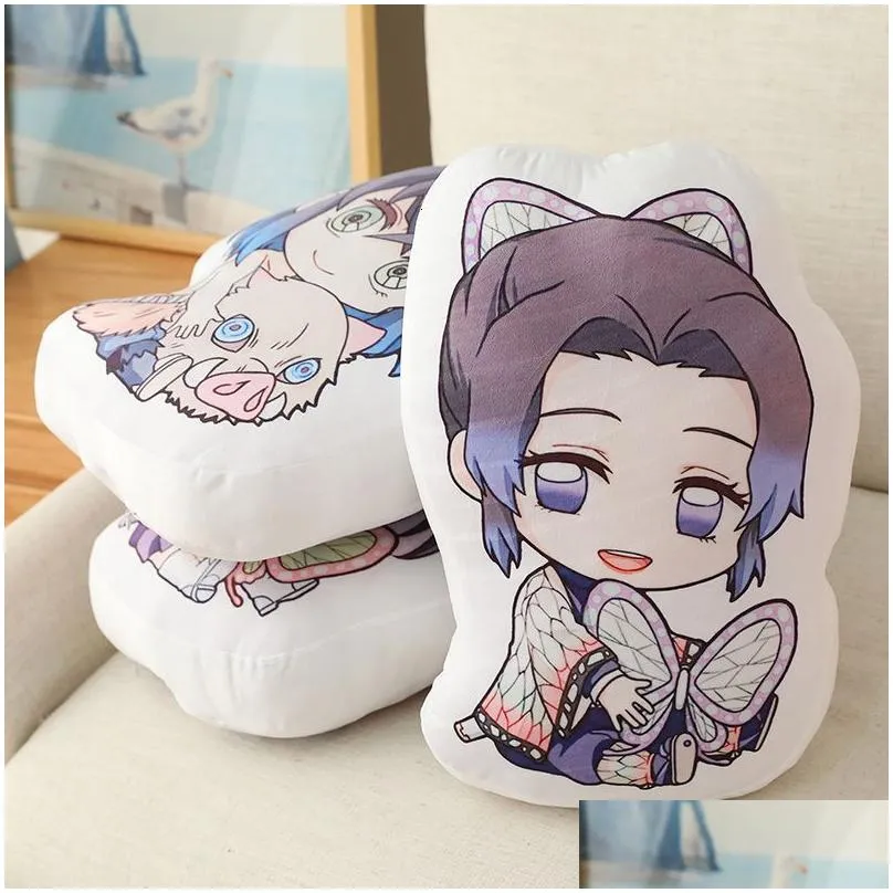 puppets demon slayer plush toy pillow kimetsu no yaiba kamado tanjirou tomioka giyuu agatsuma zenitsu douma sabito stuffed dolls gift