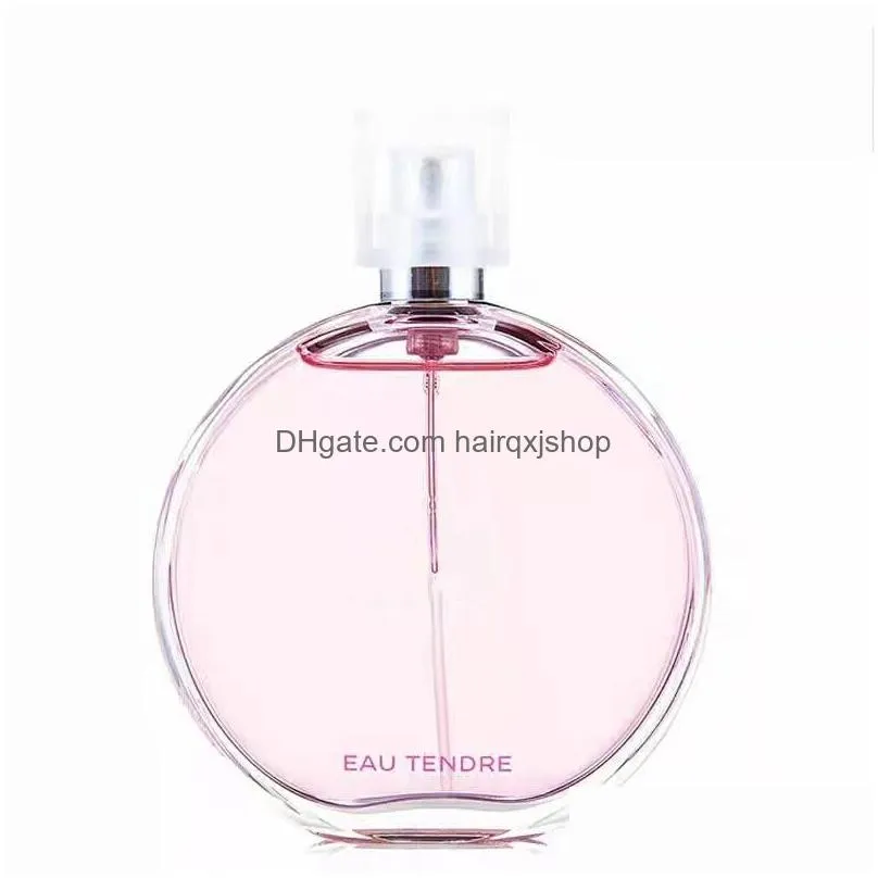 Fragrance Women Per Pink Yellow Green Encounter Eau Tendre 100Ml Highest Version Classic Style Long Lasting Drop Delivery Health Beaut Dhzyq