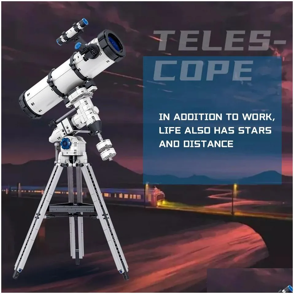 space toy telescope astronomique enfant 780pcs mall particle brick toy construction 71043 teleskop kinder technic model telescope for adults christmas