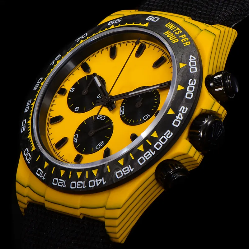 watch mens designer watches Carbon fiber case 40mm Automatic mechanical 4130 movement High quality wristwatch Gentleman waterproof sports luxury wristwatches