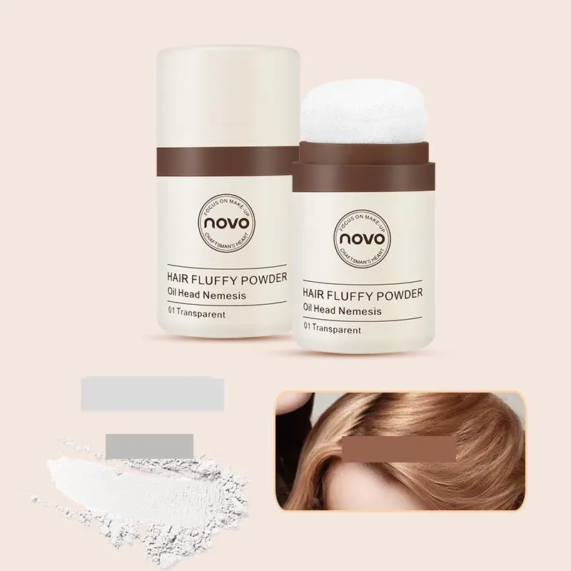 novo hairline pompa powder oil control refreshing and delicate natural lazy bangs oil removal shampooer fluffy powder