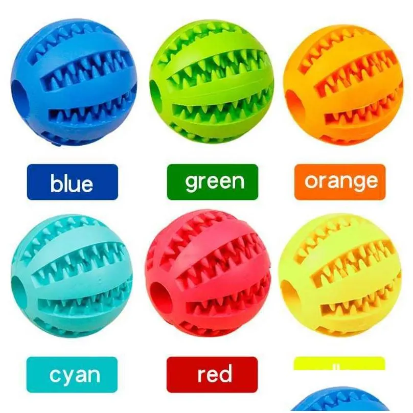 dog toys chews pet sof pet dog toys toy funny interactive elasticity ball dog chew toy for dog tooth clean ball of food extra-tough rubber