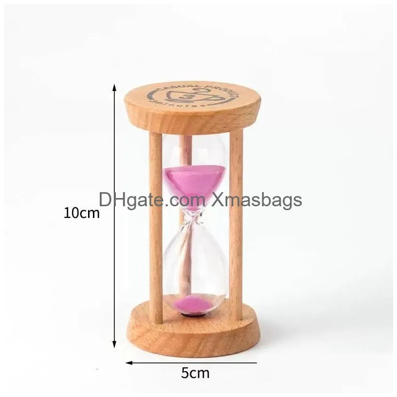 other arts and crafts fashion 3 mins wooden frame sandglass sand glass hourglass time counter count down home kitchen timer clock decoration