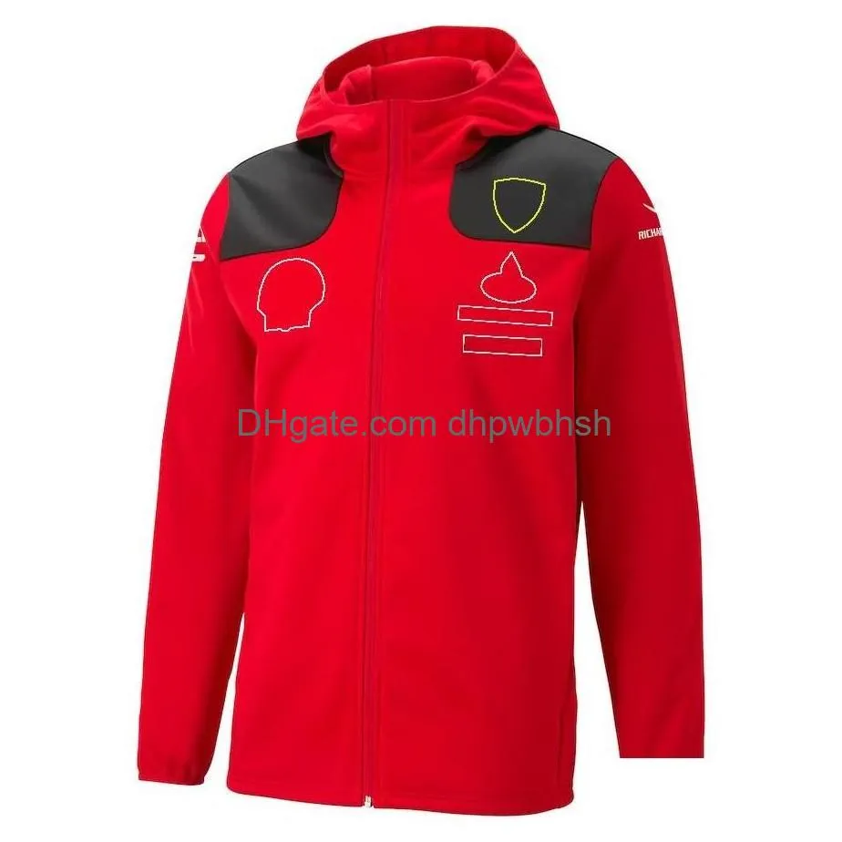 motorcycle apparel 2023 forma 1 hoodie jacket f1 team red softshell official website same racing fan zipper jackets autumn winter