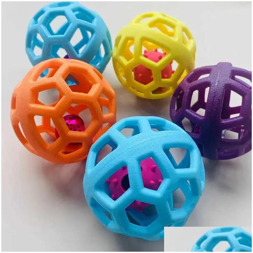 dog toys chews dog natural rubber chew toy dog geometric safety ball pet interactive balls puppy training playing teeth cleaning toys