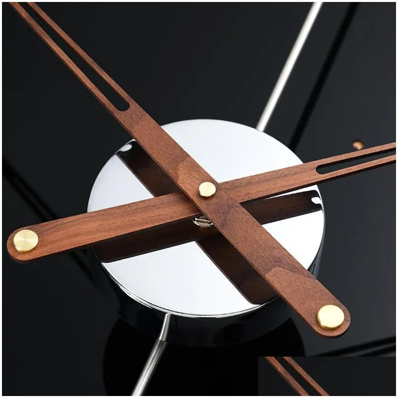  wrought iron wall clock home decoration office large wall clocks mounted mute watch european modern design hanging watches z1207