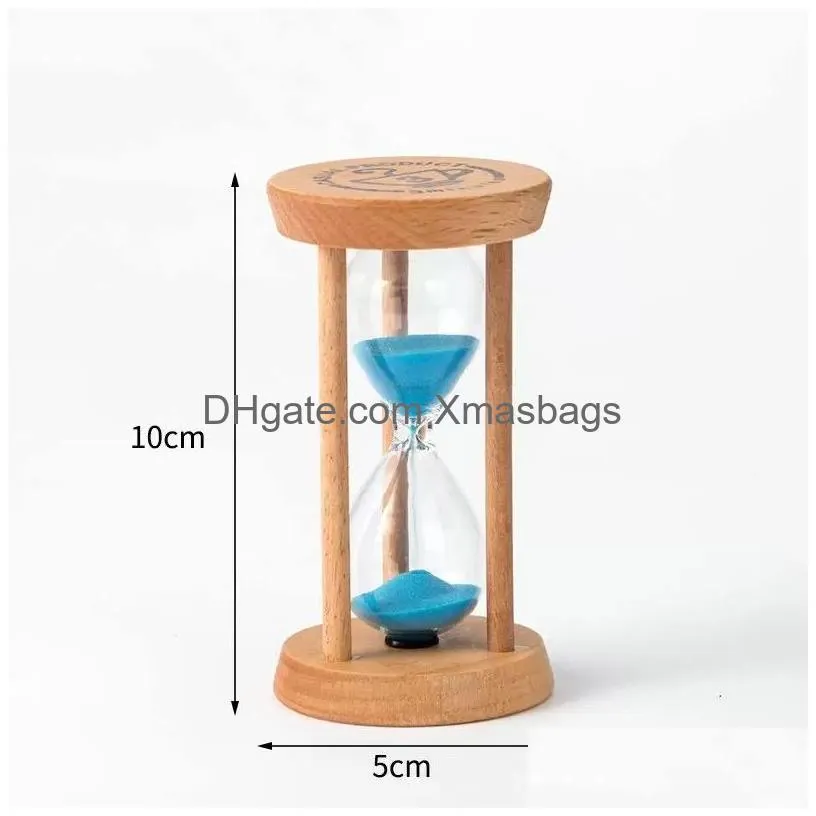 other arts and crafts fashion 3 mins wooden frame sandglass sand glass hourglass time counter count down home kitchen timer clock decoration