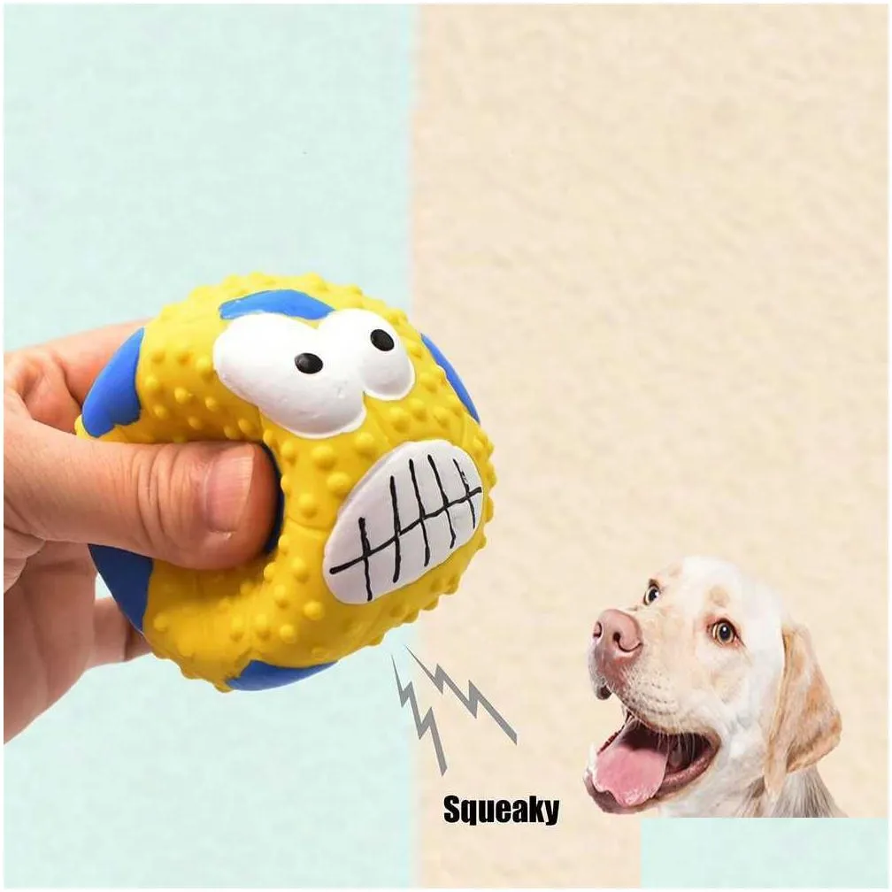 dog toys chews pet squeaky toys dog chewing rubber ball cleaning tooth dog chew toy for dogs bite resistant pet supplies brinquedo