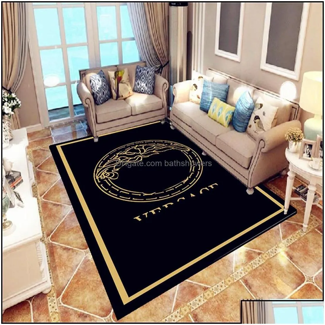 carpets modern geometric pattern 3d designer for living room bedroom table area rug and carpet antiskid rectangar floor mat drop deliv