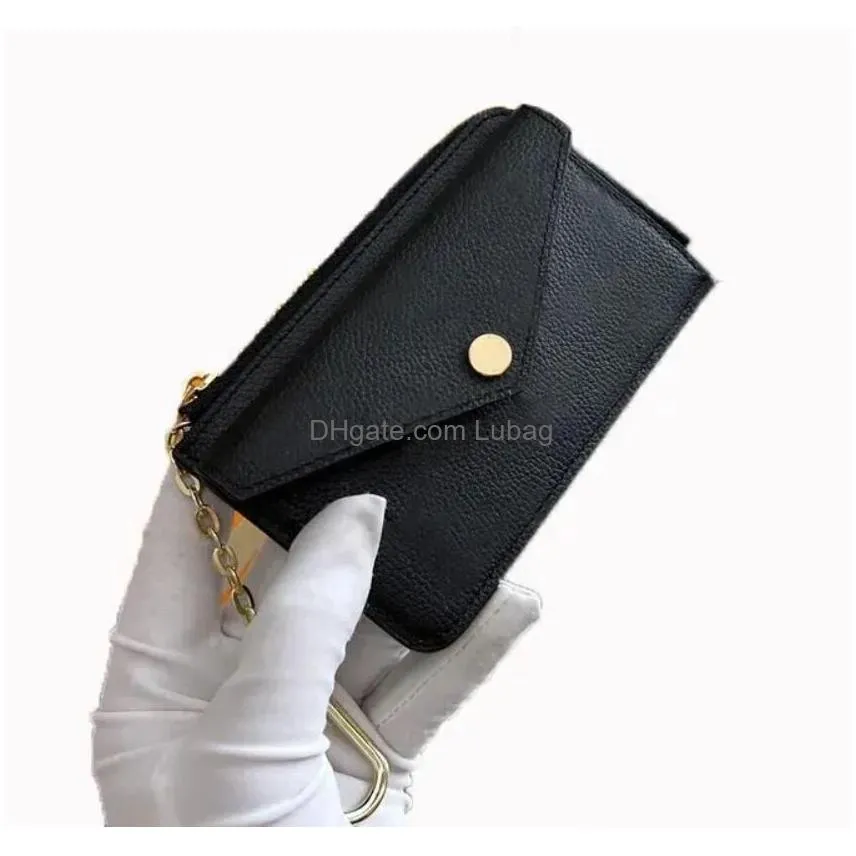 m69431 card holder recto verso designer fashion womens mini zippy organizer wallet coin purse bag belt charm key pouch pochette accessoires original