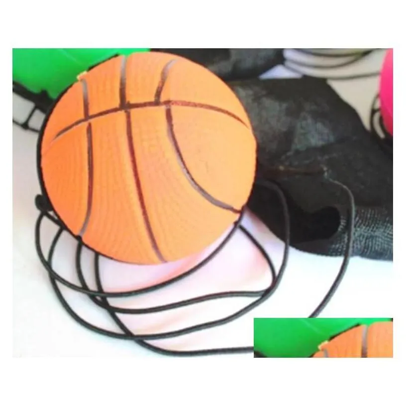 balls arrival random 5 style fun toys bouncy fluorescent rubber ball wrist band drop delivery sports outdoors athletic outdoor accs